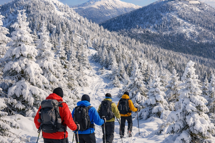 Randonnée – La boucle des trois Sommets au Parc national du Mont-Mégantic | 31 janvier 2026