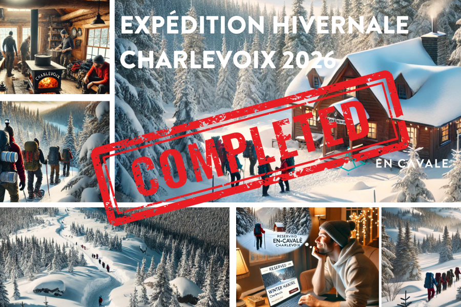 Complet – Expédition hivernale dans Charlevoix | 9-10-11 janvier 2026