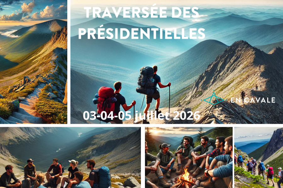 Randonnée – la Traversée des Présidentielles New Hampshire aux USA | 03-04-05 juillet 2026